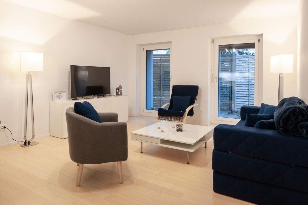 2,5 Zi Design Loft Wohnung mit Gartensitzplatz Bazel Buitenkant foto